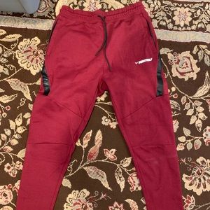 Squatwolf Men’s Large Burgundy Athletic Joggers